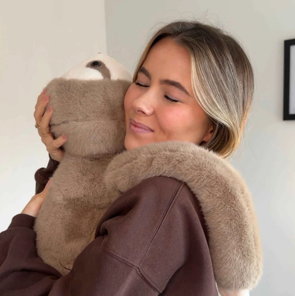 Mimo el Perezoso, peluche con peso y brazos largos de Abrazelia, imagen 7