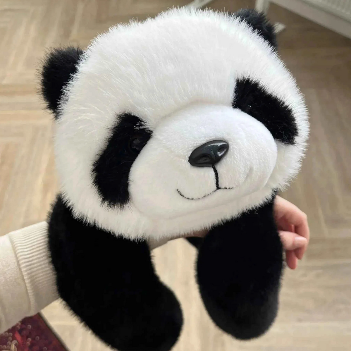 Puki el Panda, peluche con peso y brazos largos de Abrazelia, imagen 11