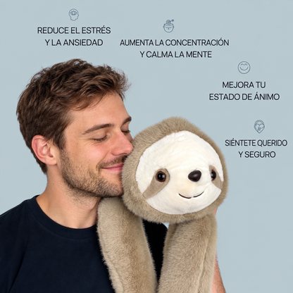 Mimo el Perezoso, peluche con peso y brazos largos de Abrazelia, imagen 3