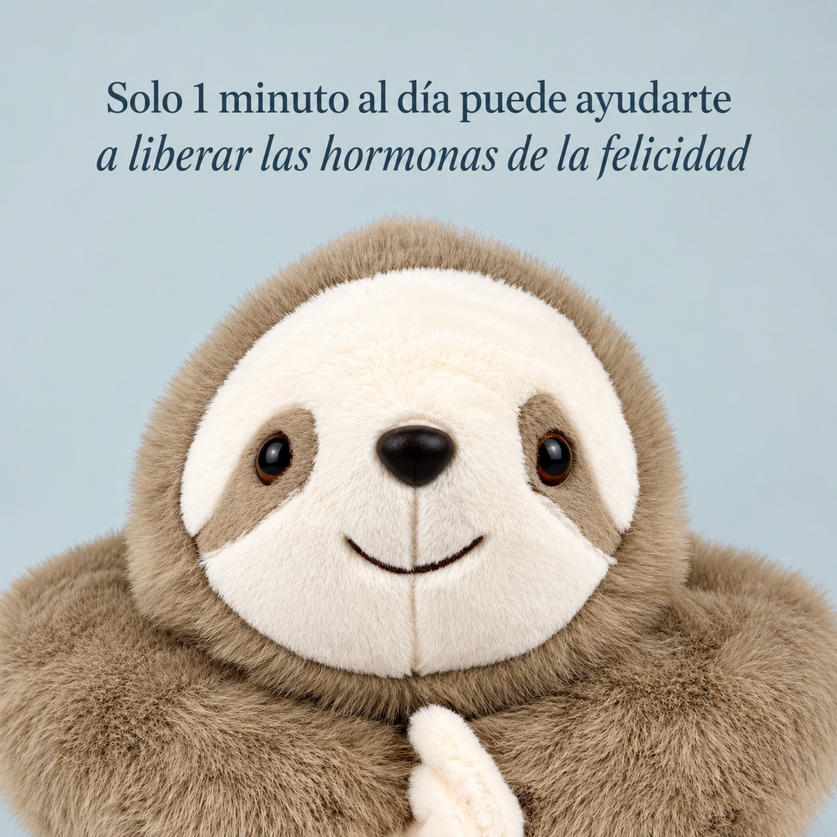 Mimo el Perezoso, peluche con peso y brazos largos de Abrazelia, imagen 8