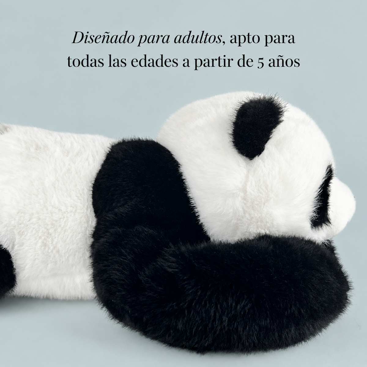 Puki el Panda, peluche con peso y brazos largos de Abrazelia, imagen 7