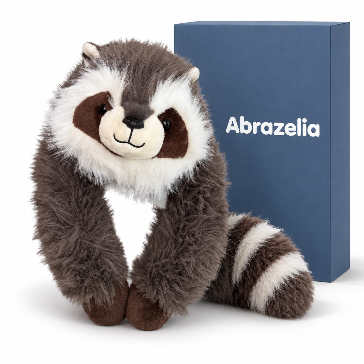 Roki el Mapache, peluche con peso y brazos largos de Abrazelia
