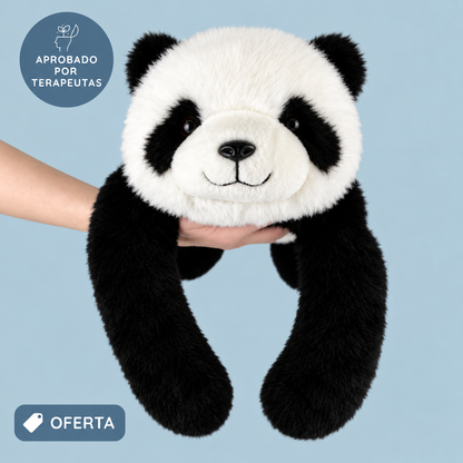Puki el Panda, peluche con peso y brazos largos de Abrazelia, imagen 2